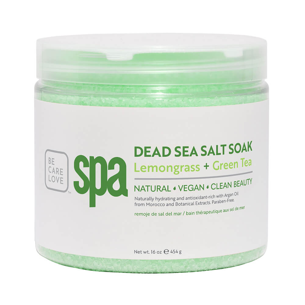 Lemongrass + green tea salt soak